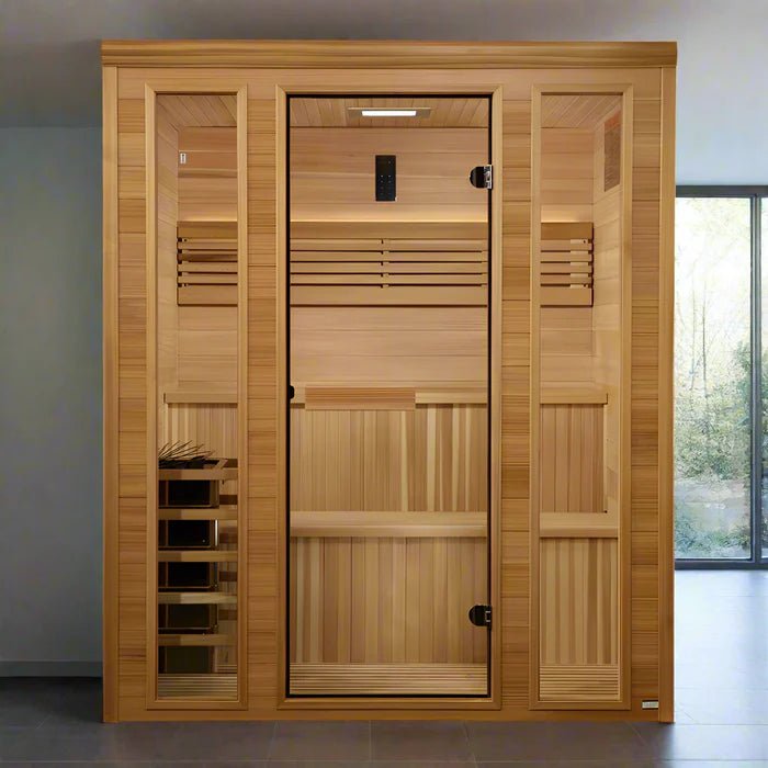 2025 Golden Designs “Engelberg Edition” 6 Person Traditional Indoor Steam Sauna - NW Immersion