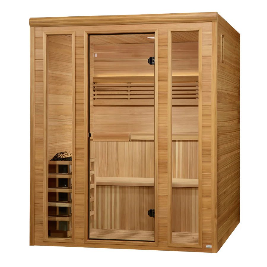 2025 Golden Designs “Engelberg Edition” 6 Person Traditional Indoor Steam Sauna - NW Immersion