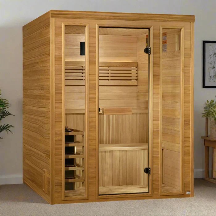 2025 Golden Designs “Engelberg Edition” 6 Person Traditional Indoor Steam Sauna - NW Immersion