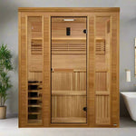 2025 Golden Designs “Engelberg Edition” 6 Person Traditional Indoor Steam Sauna - NW Immersion