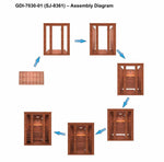 2025 Golden Designs “Engelberg Edition” 6 Person Traditional Indoor Steam Sauna - NW Immersion