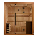 2025 Golden Designs Updated "Osla Edition" 6 Person Traditional Sauna - NW Immersion