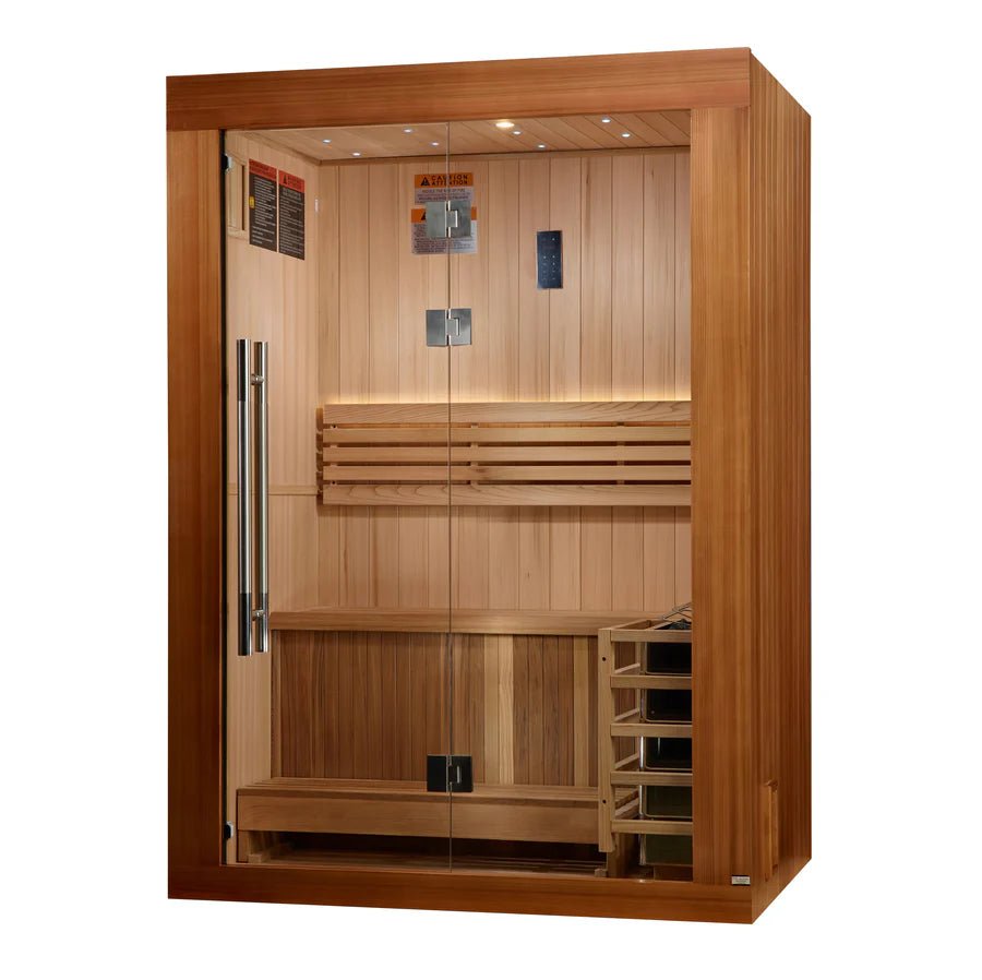2025 Golden Designs Updated “Sundsvall Edition” 2 Person Traditional Sauna - NW Immersion
