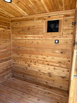 Cold Creek Sauna - NW Immersion - cedar changing room