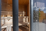 Leil Patio S, 4-5 Person Outdoor Sauna