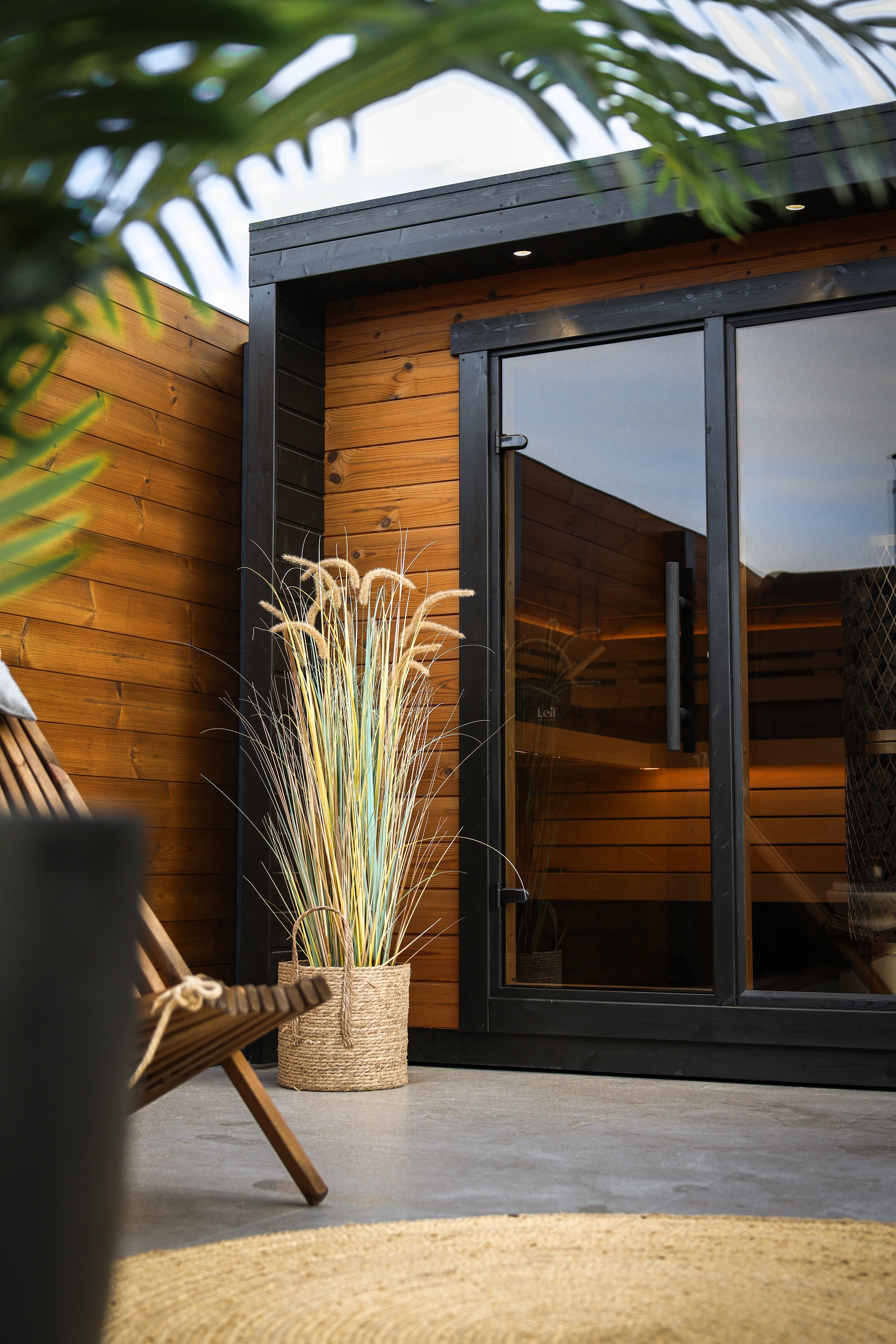 Leil Patio S, 4-5 Person Outdoor Sauna