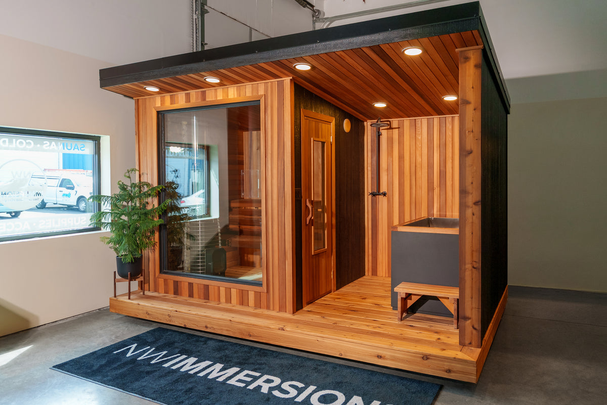 NW Immersion sauna installation