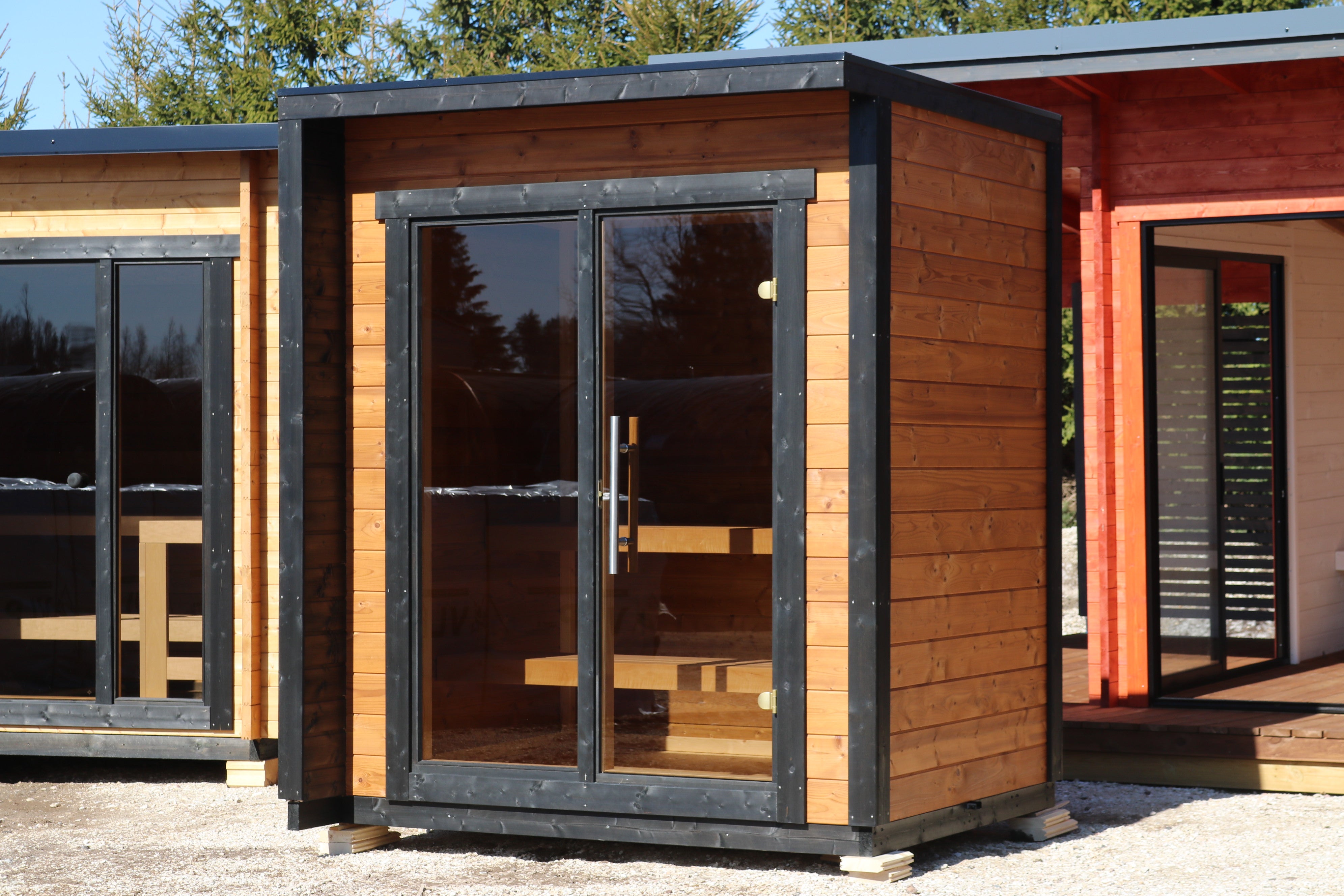 Leil Patio XXS 3 Person Outdoor Sauna
