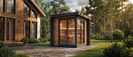 Leil Patio S, 4-5 Person Outdoor Sauna