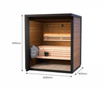 Leil Patio XXS 3 Person Outdoor Sauna