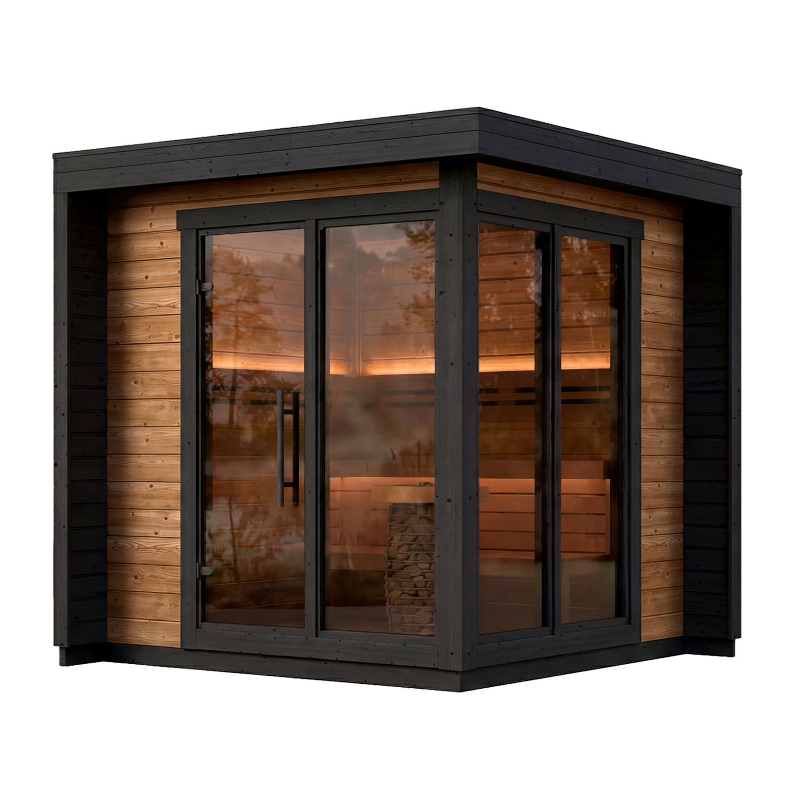 Leil Patio S, 4-5 Person Outdoor Sauna