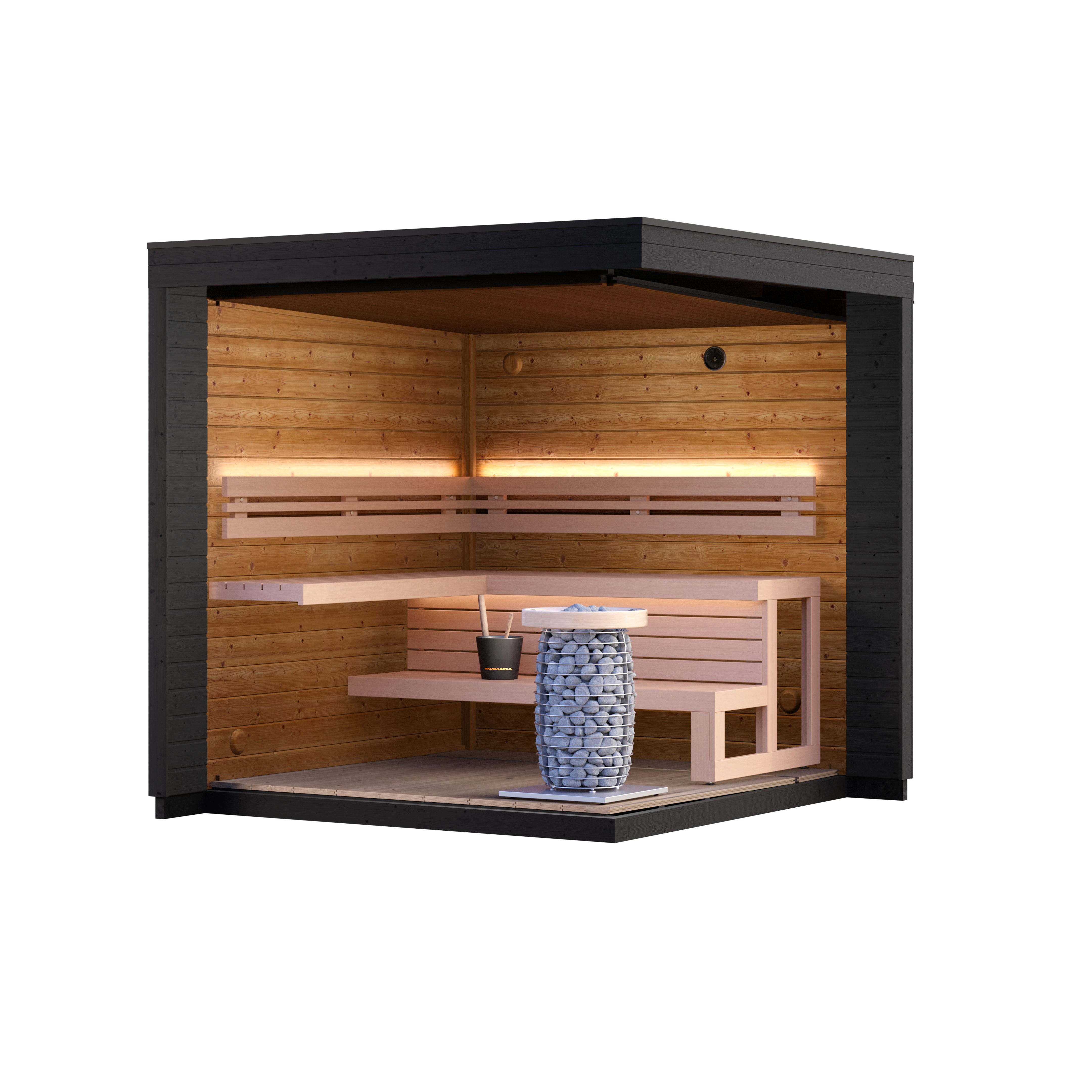Leil Patio S, 4-5 Person Outdoor Sauna