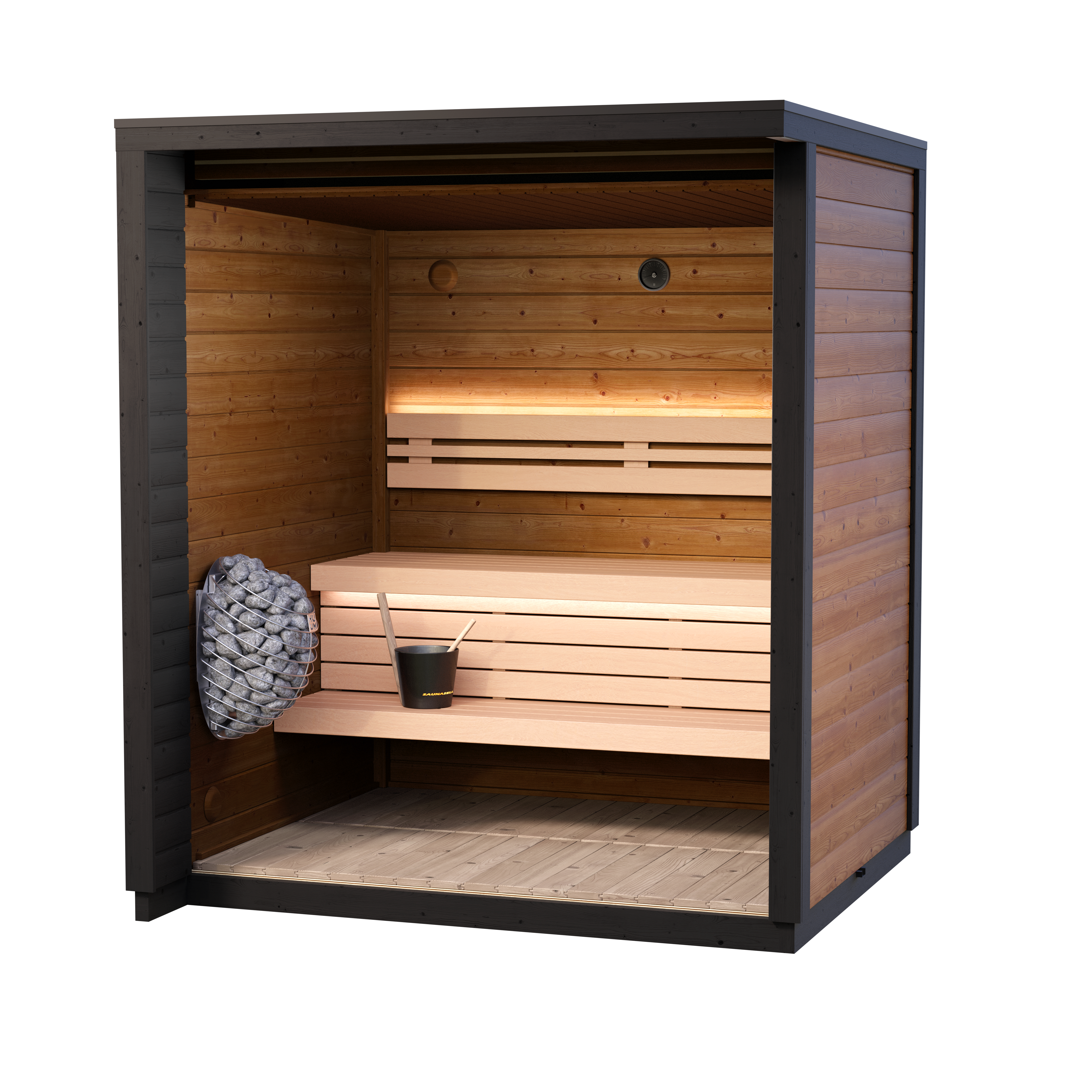 Leil Patio XXS 3 Person Outdoor Sauna