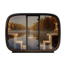 Leil Saunas Round Cube Single, 6-8 Person Outdoor Sauna