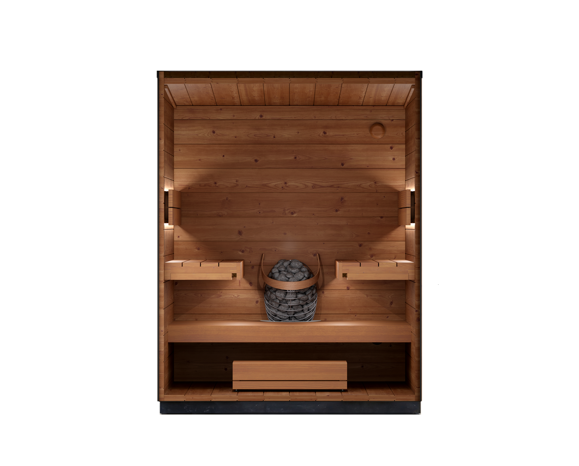 Leil Saunas Viva 180, 4-Person Outdoor Sauna