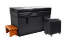 Black Cuboid Cold Plunge with 1HP Chiller