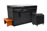 Black Cuboid Cold Plunge Tub with 1 HP Water Chiller – Complete Cold Therapy Package — product photo