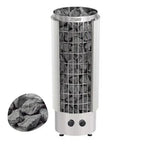 SaunaLife Model GL6 6 Person Garden Luxury Series Outdoor Sauna Kit — alternate angle view (3)