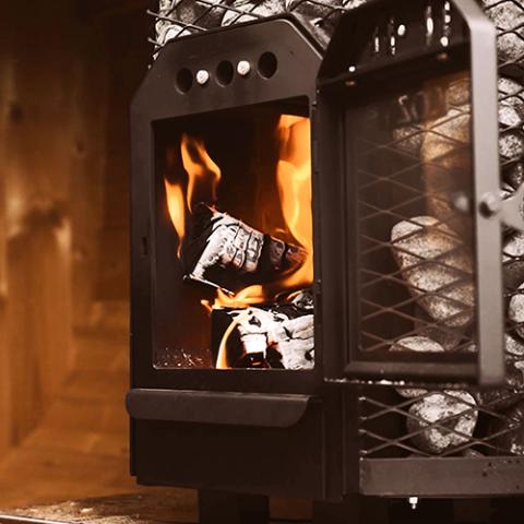 Cozy Heat Sauna Stove Wood-Burning Sauna Stove, Up to 18kW — detail view