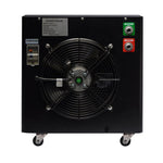 Black Cuboid Cold Plunge Tub with 1 HP Water Chiller – Complete Cold Therapy Package — detail view (3)