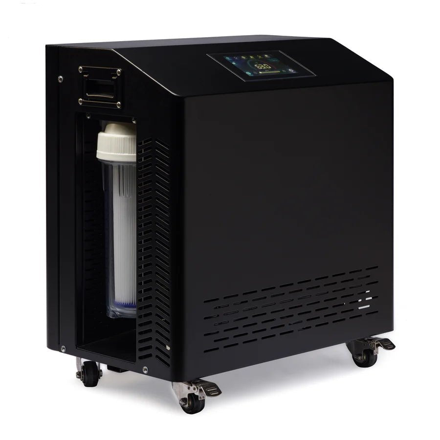 Black Cuboid Cold Plunge Tub with 1 HP Water Chiller – Complete Cold Therapy Package - NW Immersion