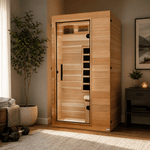 Dynamic Elite™ 1 - Person Ultra Low EMF FAR Infrared Sauna with Red Light Therapy - NW Immersion