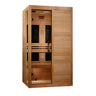 Dynamic Lucca™ 2 - Person Low EMF FAR Infrared Sauna with Removable Yoga Bench - NW Immersion