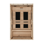 Dynamic Lucca™ 2 - Person Low EMF FAR Infrared Sauna with Removable Yoga Bench - NW Immersion