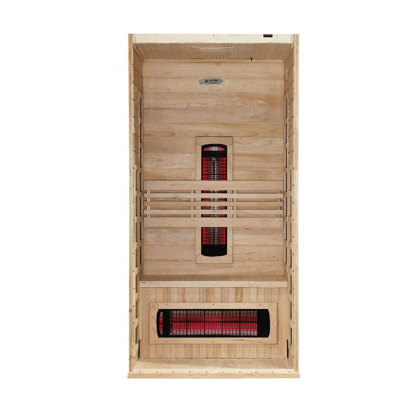 Dynamic Martin™ Full Spectrum Infrared Sauna | 1–2 Person Near Zero EMF | Red Light Therapy - NW Immersion