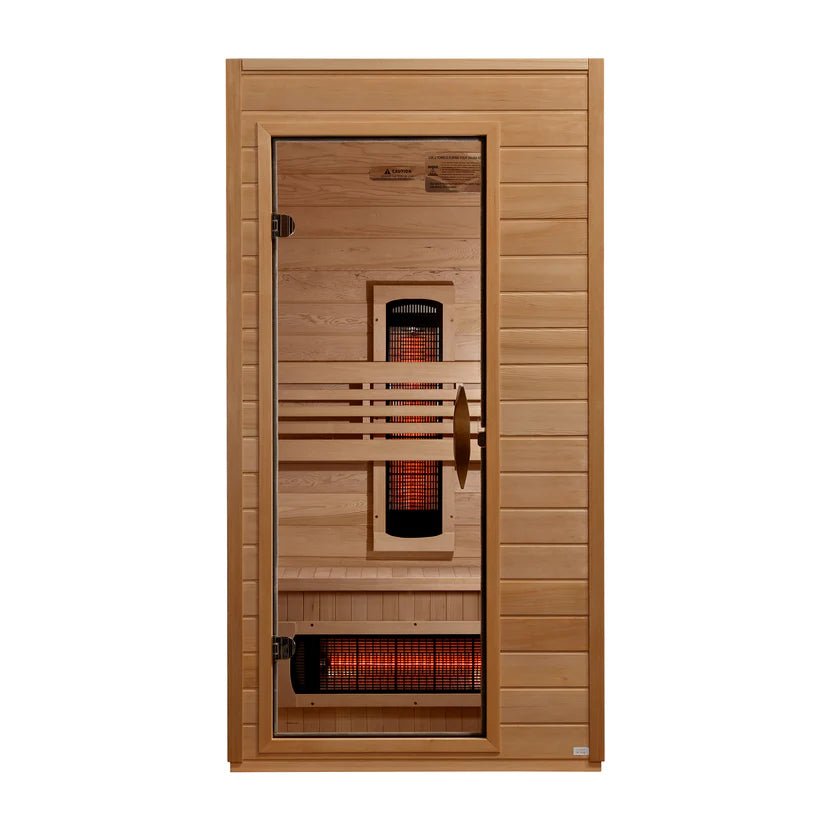 Dynamic Martin™ Full Spectrum Infrared Sauna | 1–2 Person Near Zero EMF | Red Light Therapy - NW Immersion
