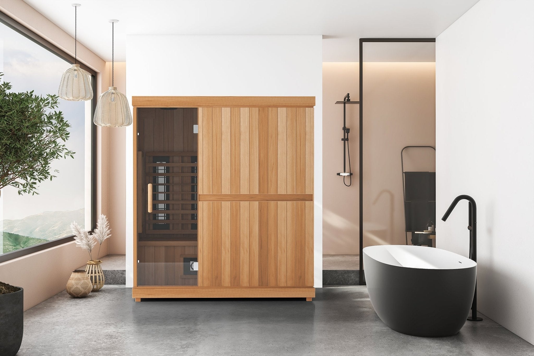 Finnmark FD - 3 Full Spectrum Infrared Sauna (3 - 4 Person) – 170°F Low EMF Home Sauna - NW Immersion