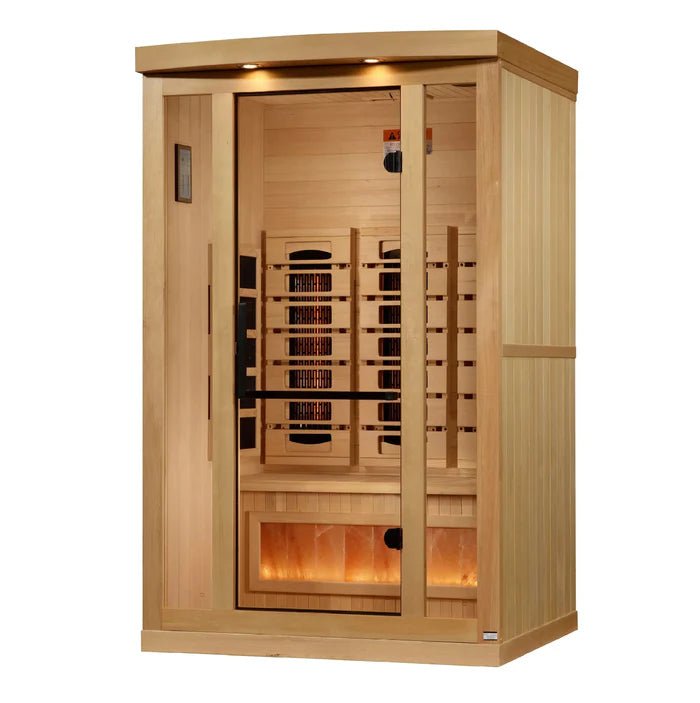 Golden Designs 2-Person 2025 Reserve Edition GDI-8020-03 Full Spectrum with Himalayan Salt Bar — alternate angle view