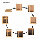 Golden Designs 3 - Person 2025 Reserve Edition GDI - 8030 - 03 Full Spectrum with Himalayan Salt Bar - NW Immersion
