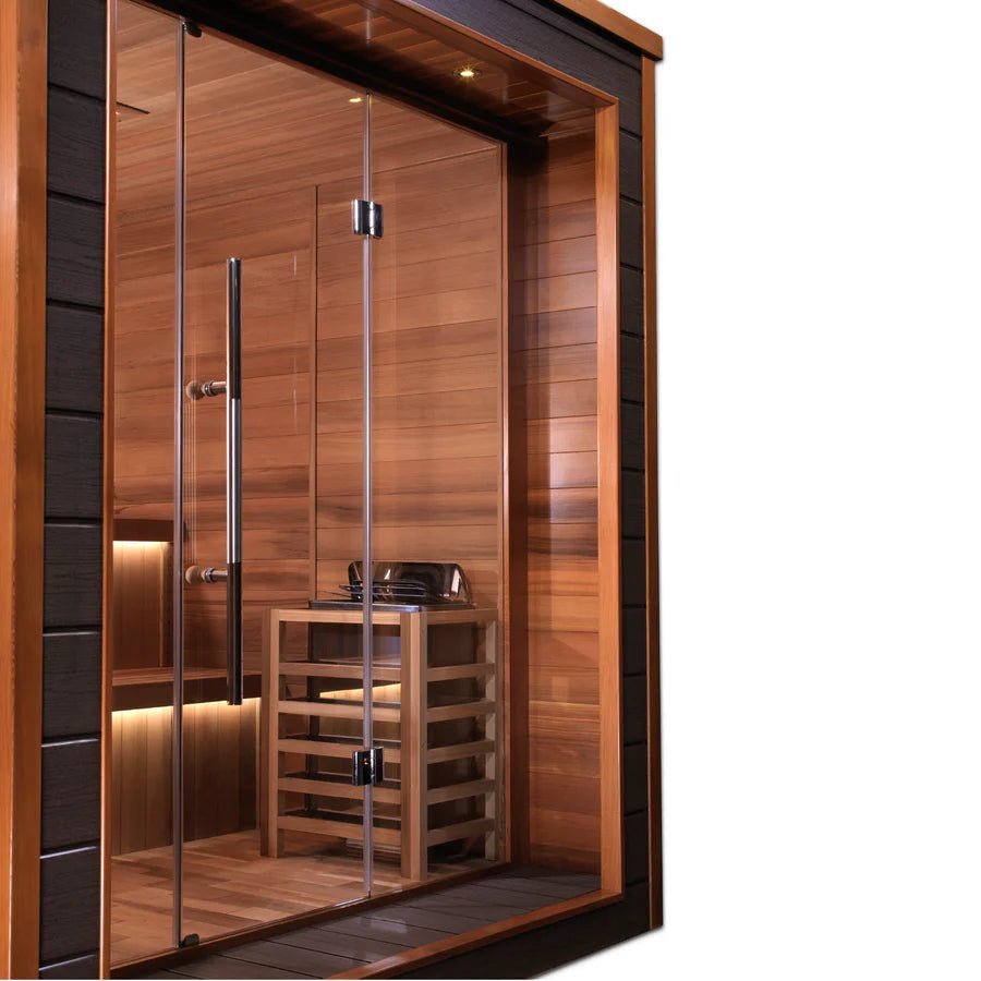 Golden Designs Bergen - Indoor/Outdoor Traditional Sauna, 6 - Person - NW Immersion