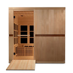 Golden Designs Catalonia™ 8 - Person Near Zero EMF Wheelchair Accessible Infrared Sauna & Yoga Studio - NW Immersion
