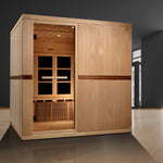 Golden Designs Catalonia™ 8 - Person Near Zero EMF Wheelchair Accessible Infrared Sauna & Yoga Studio - NW Immersion