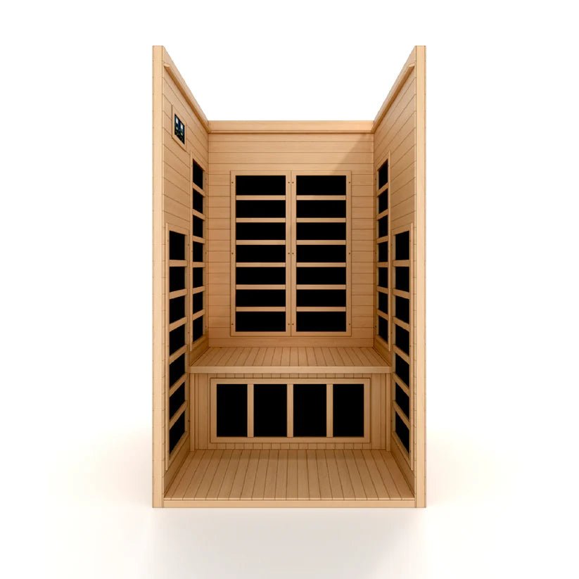 Golden Designs Gracia Edition, 1–2 Person Ultra Low EMF Far Infrared Sauna - NW Immersion