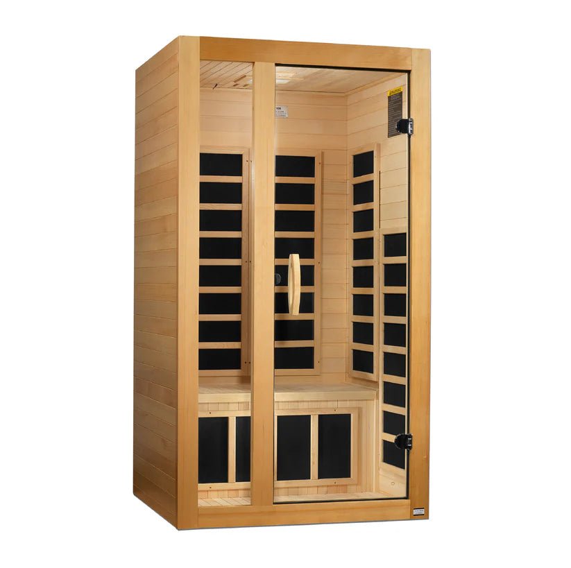 Golden Designs Gracia Edition, 1–2 Person Ultra Low EMF Far Infrared Sauna - NW Immersion
