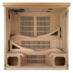 Golden Designs Monaco™ Elite 6 - Person Near Zero EMF FAR Infrared Sauna - NW Immersion