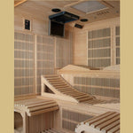 Golden Designs Monaco™ Elite 6 - Person Near Zero EMF FAR Infrared Sauna - NW Immersion