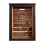 Golden Designs Narvik - Indoor/Outdoor Traditional Sauna, 2 - Person - NW Immersion