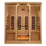 Golden Designs Reserve 4 - Person Infrared Sauna with Himalayan Salt - NW Immersion