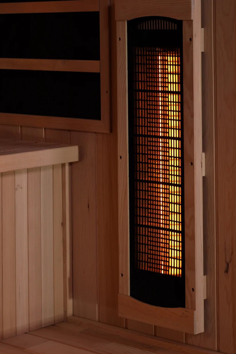 Golden Designs Reserve 4 - Person Infrared Sauna with Himalayan Salt - NW Immersion