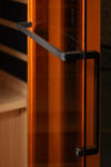 Golden Designs Reserve Edition™ 3 - Person Full Spectrum Near Zero EMF Corner Infrared Sauna with Himalayan Salt Bar - NW Immersion