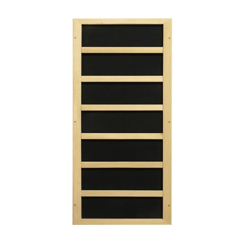 Golden Designs Reserve Edition™ 3 - Person Full Spectrum Near Zero EMF Corner Infrared Sauna with Himalayan Salt Bar - NW Immersion