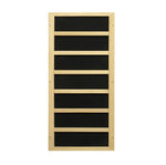 Golden Designs Reserve Edition™ 3 - Person Full Spectrum Near Zero EMF Corner Infrared Sauna with Himalayan Salt Bar - NW Immersion