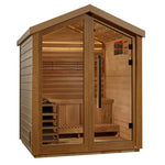 Golden Designs Savonlinna Outdoor Sauna | 3 Person Traditional Cedar Sauna - NW Immersion