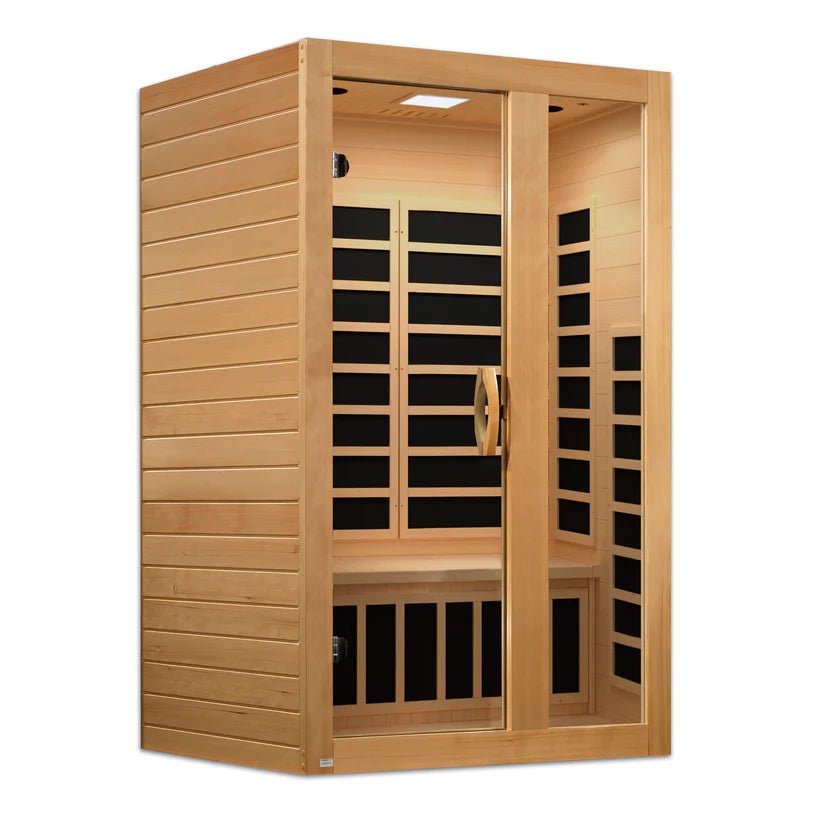 Golden Designs Serena Edition, 2 Person Ultra Low EMF Far Infrared Sauna - NW Immersion