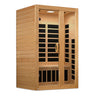 Golden Designs Serena Edition, 2 Person Ultra Low EMF Far Infrared Sauna - NW Immersion