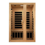Golden Designs Serena Edition, 2 Person Ultra Low EMF Far Infrared Sauna - NW Immersion